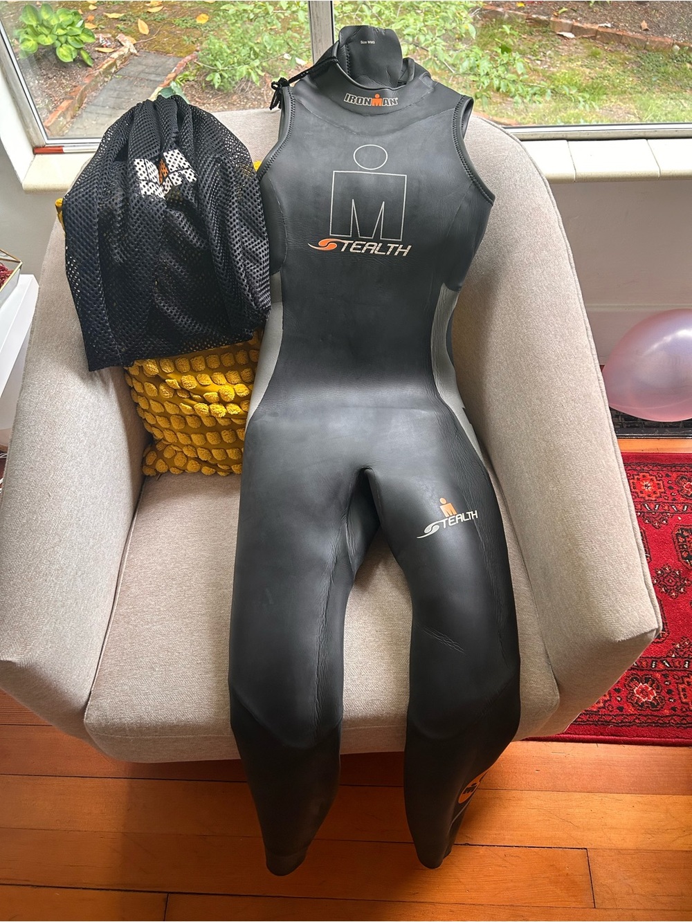 Iron Man Stealth Wetsuit - Black with Orange Accents
